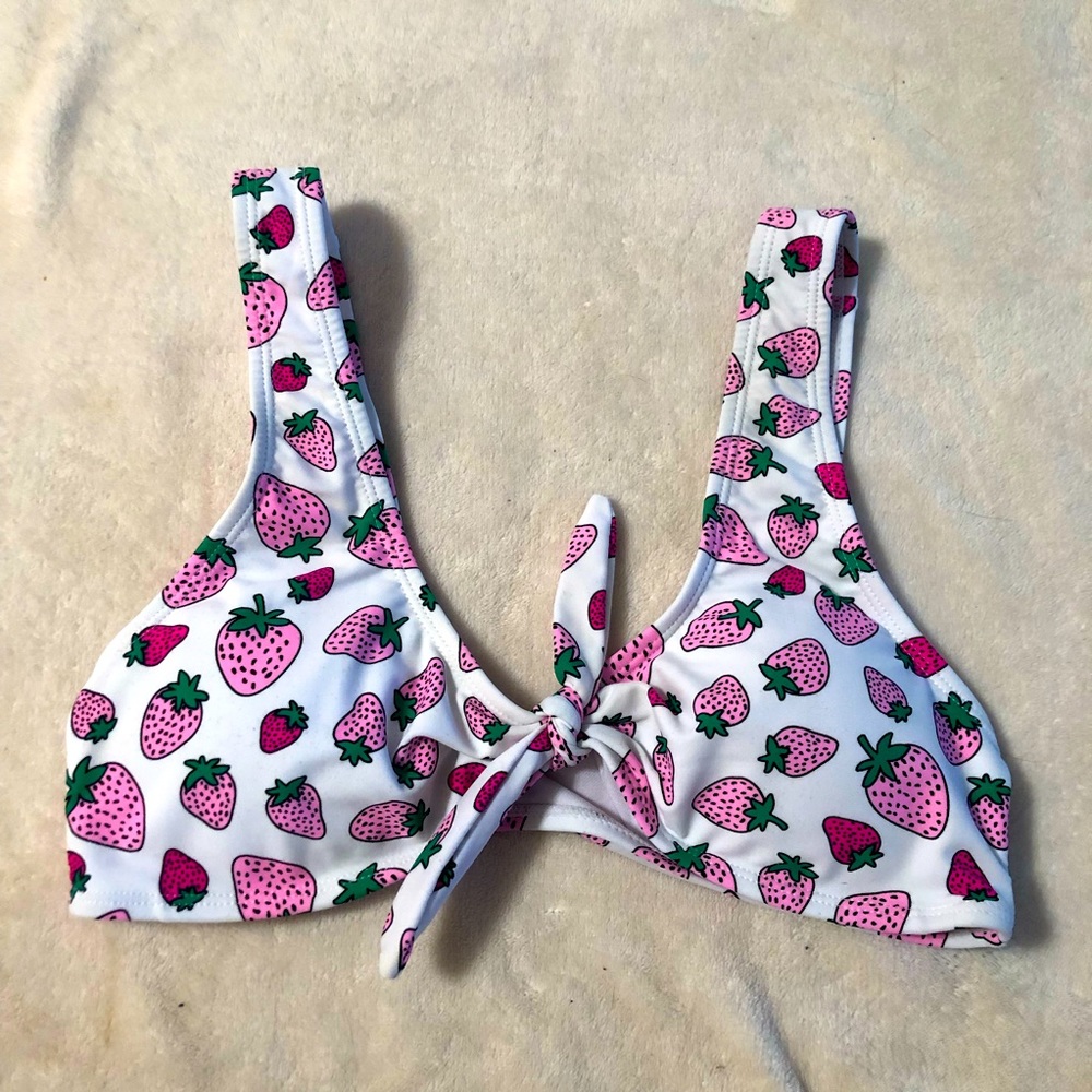 Strawberry Bikini Top